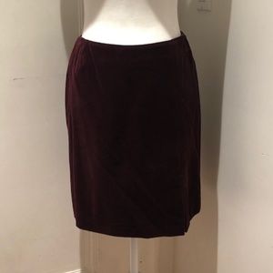 Gap Cotton Velvet Skirt in Size 6
